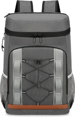 Produktbild von Kuehlrucksack, isoliert, auslaufsicher, mit Lunchfach, wasserabweisend, fuer Maenner/Frauen, Picknicks, Reisen, Sport, grosses Fassungsvermoegen, leichtes, wasserdichtes Futter