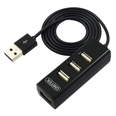 Obrázek produktu pro UNITEK Y-2140, USB 2.0 Type-A, USB 2.0 Type-A, 480 Mbit/s, Černá, 0,8 m, USB