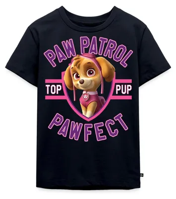 Produktbild von Spreadshirt Paw Patrol Skye Pawfect Kinder Premium T-Shirt, 110/116 (4 Jahre), Navy