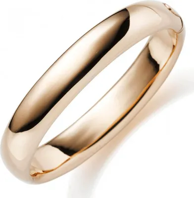 Produktbild von 12mm Armreif Armband Armschmuck aus 750 Gold Rotgold glatt glänzend
