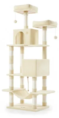 Produktbild von InAndOutdoorMatch - Katzenkratzsäule - 168 cm - 13 Kratzsäulen, KI-generiertes Bild