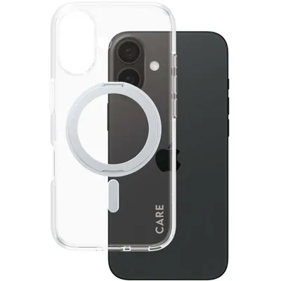 Produktbild von PanzerGlass CARE Feature Kickstand iPhone 16 silber