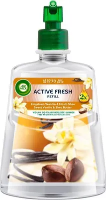Produktbild von AIR WICK Active Fresh Raumspray, Nachfüllpackung, Duft: Sinnliche Vanille & Sheabutter, 228 ml