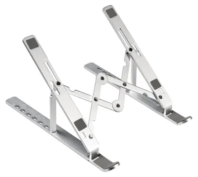 Zdjęcie produktu dla Conceptronic THANA04S, Podstawka na notebooka, Srebrny, Aluminium, 39,6 cm (15.6"), 20 kg, 255 mm