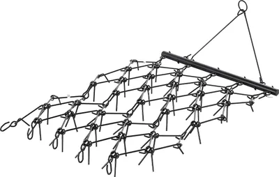 Obrázok produktu pre SucceBuy ťahaná brána, 1707 x 1219 mm, lúčna brána s 80 ostrými zubami, kompatibilná s traktorami ATV a UTV, ideálna na prípravu pôdy, siatie, vyrovnávanie terénu a údržbu štrkových príjazdových ciest