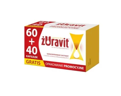 Immagine prodotto di Żuravit 60 + 40 capsule - valido a lungo termine!