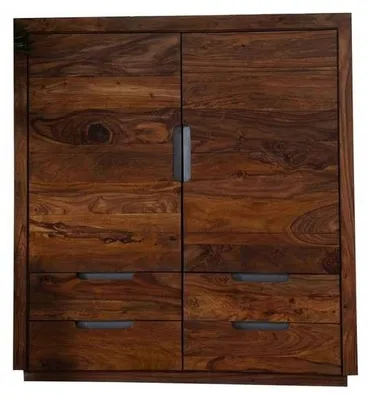 Immagine prodotto di MASSIVMOEBEL24 | DUKE #117 Credenza in legno di sheesham - laccato / noce 120x50x130