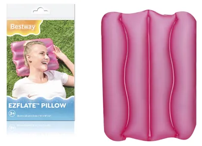Imagen del producto de Almohada inflable 38 x 25 cm rosa bestway 52127