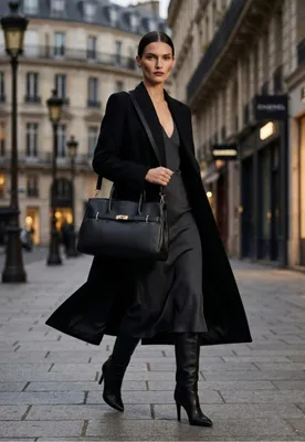 Produktbild von Elegante Lederhandtasche für Damen – Firenze Schwarz -