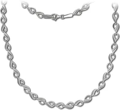 Image de SilberDream Collier 925 Argent ArgentDream Colliers Bijoux argent blanc D2SDK4809W