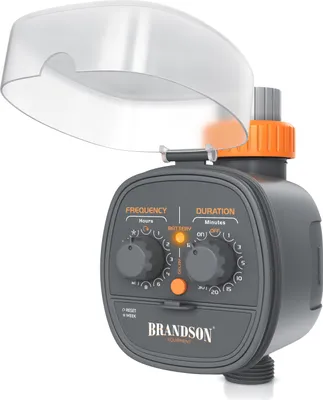 Produktbild von Brandson Bewässerungssteuerung - Bewässerungsuhr - Wasserzeitschaltuhr - Bewässerungssystem – Bewässerungsprogramm Dauer 1 bis 120 Min.-Zyklus 1-72 Stunden 1x Woche
