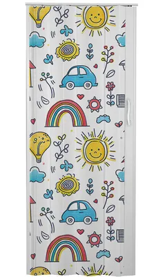 Zdjęcie produktu dla Drzwi Harmonijkowe Dzieci Kids 83 cm - druk jednostronny