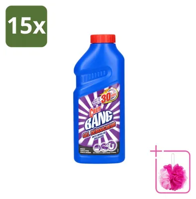 Produktbild von 15 x Cillit Bang Rohrreiniger Gel für Küche, Bad und WC - Sparpackung - 15 Stücke