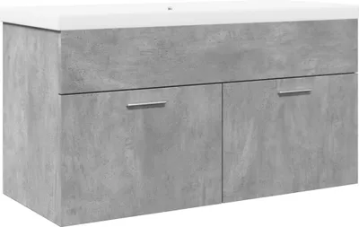 Obrázok produktu pre vidaXL Vanity unit so zabudovaným umývadlom betónová sivá