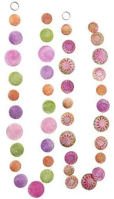 Produktbild von Capiz-Girlande Multi Permutt 180 cm Pink 2er Set