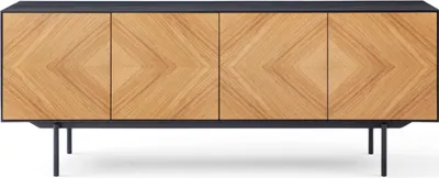 Obrázek produktu pro Bufetový příborník komoda příborník jídelna skříňka dřevo hnědá
