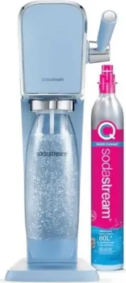 A SodaStream Art sparkling water maker with a CO2 cylinder.