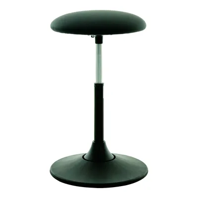 Produktbild von STIER Multibeweglicher Hocker, Kunstledersitz, schwarz, höhenverstellbar 50-70 cm