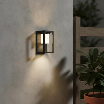 Productafbeelding van Solar wandlamp Loveto antraciet, AI-gegenereerde afbeelding