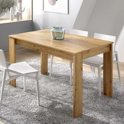 Produktbild von SAMI Esstisch – 4 Personen – Artisan Eiche Melamin – 139 x 81 x 77 cm