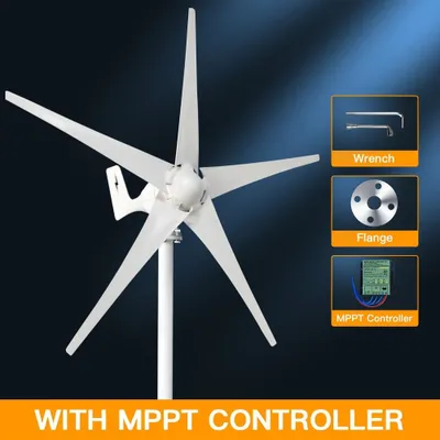 Produktbild von Windmühlen - Windturbinen - Windgeneratoren - Windkraftgeneratoren - Windkraftanlagen - 1000 Watt Leistung