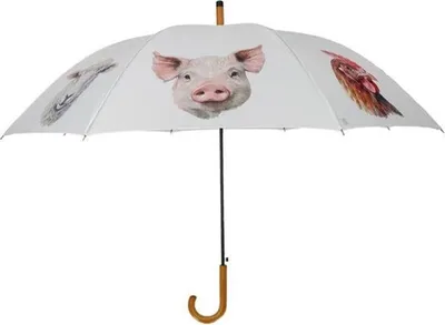 Imagen del producto de Paraguas Esschert Design con motivos de animales de granja