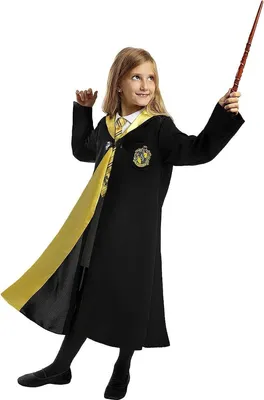 Produktbild von Harry Potter – Hufflepuff Umhang für Kinder Kindergröße: 140-152