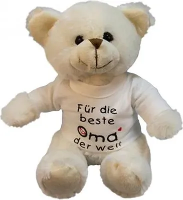 Produktbild von Bär Kuschel-Teddy - FÜR DIE BESTE OMA DER WELT - 27032