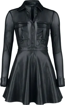 Produktbild von KIHILIST by KILLSTAR Kurzes Kleid Damen Shadowsinger Dress schwarz XXL