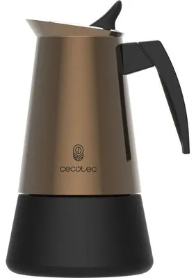 Productafbeelding van Cécotec Piccolina 600 Gold espressomachine - 6 kopjes - 300 ml - Geschikt voor inductiekookplaten