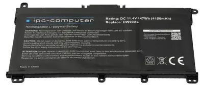 Produktbild von HW03XL Akku 47Wh für HP
