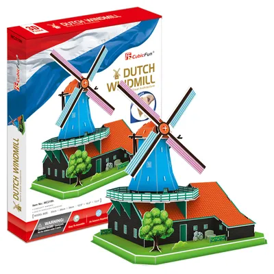 Obrázok produktu pre Puzzle 3D veterný mlyn