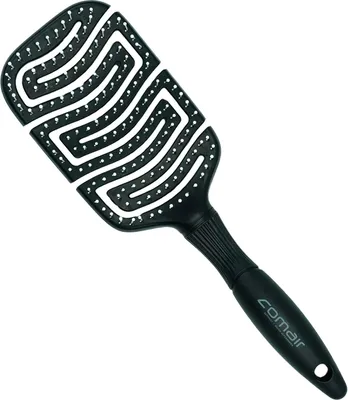 Produktbild von Comair Bürste Flex Tamer, L, black, Nylonstifte, Noppen