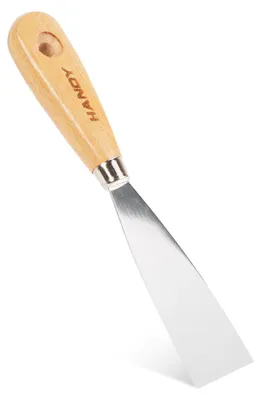 Produktbild von Farbspachtel / Kittmesser - 40 mm | Edelstahl, Holzgriff [10271A]