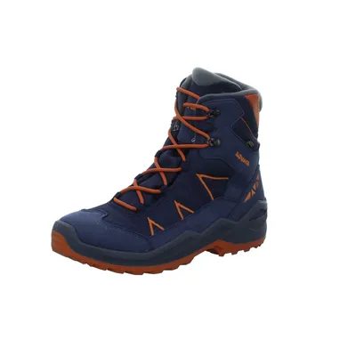 Produktbild von Lowa Kinder Hiking Stiefel JONAS GTX MID Blau Orange