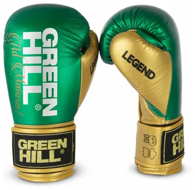 Produktbild von Green Hill Legend Platinum - Leder - Grün mit Gold - 14 oz.