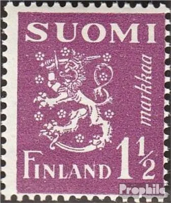 Produktbild von Briefmarken Finnland 1930 Mi 152 mit Falz Freimarken Wappenlöwe
