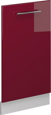 Produktbild von Geschirrspülblende Vicco Fame-Line Bordeaux Hochglanz 45 cm ohne Arbeitsplatte, Model 54296