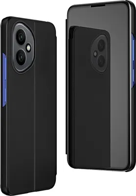 Produktbild von Hülle für HONOR 400 - Phonesta Smart View Mirror Book Klapphülle - Schwarz