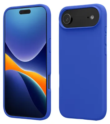 Produktbild von kwmobile Handyhülle für iPhone Air Hülle, für iPhone Air Case - Hülle Silikon - kabelloses Laden - Baltik Blau