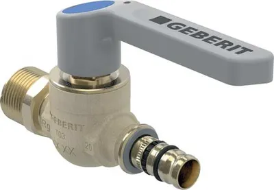 Produktbild von Geberit Mepla Kugelhahn mit AG mit Betätigungshebel Ms d20-R3/4