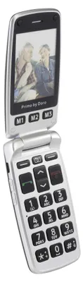 Immagine prodotto di DORO Primo 413 - Telefono fisso - slot microSD - display LCD - 320 x 240 pixel - fotocamera posteriore 2 MP