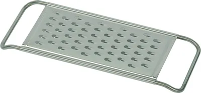 Produktbild von Grobe Gemüsereibe aus rostfreiem Edelstahl, 35 x 11 cm, Raspel, Reibe, Hobel und Allzweckreibe