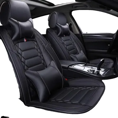Immagine prodotto di Coprisedili per auto, design lussuoso, compatibilità universale, nero
