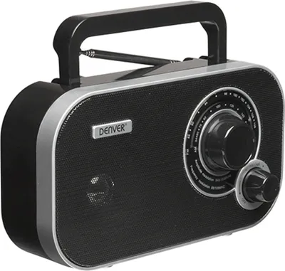 Produktbild von Denver TR-51 UKW Retro Radio, analog, Netz- & Batteriebetrieb