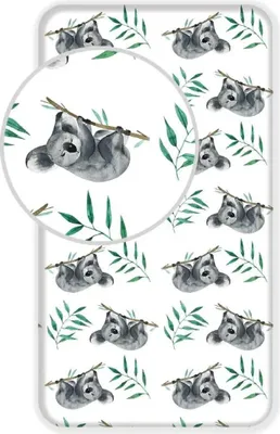 Produktbild von Koala Spannbettuch Einzel - 90 x 200 cm - Baumwolle