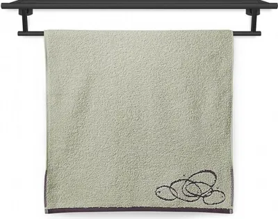 Produktbild von Handtuch Nora ellipsen 70x140 cm hellgrün