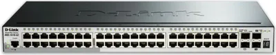 Immagine prodotto di Switch 440mm D-Link DGS-1510-52X         4*SFP+/48*GE retail