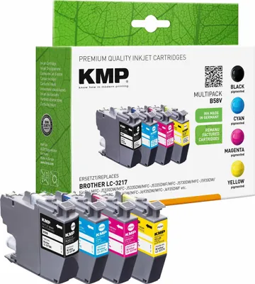 Immagine prodotto di KMP Printtechnik AG 1537,4805 KMP Patrone Brother LC-3217VA LDR Multip. 4x550 S. B58V refilled