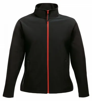 Produktbild von Regatta - "Ablaze" Softshelljacke Zum Bedrucken für Damen LT337 (38 DE) (Schwarz/Rot)